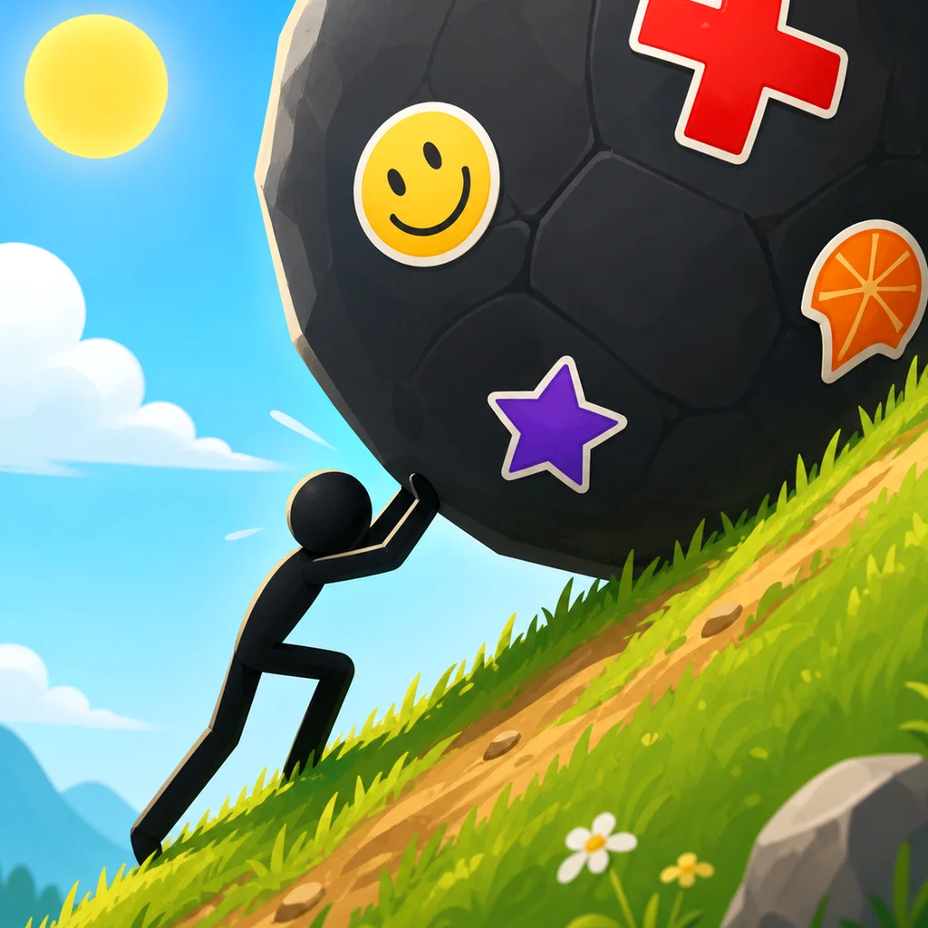 Sisyphus with Stickers app icon